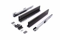 Ящик Slim 84*400 мм графит, Nuovo, 05B.01.023