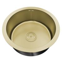 Мойка PR4242 ROMANCE silk brush gold 3мм Premial Золото