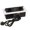 Блок розеток горизонт 2 розетки+2 USB белый 11097
