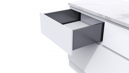 Ящик Slim 199*500 мм графит, Nuovo, 05B.01.023