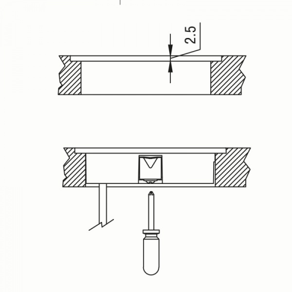 Беспроводная зарядка, круглая, белый SBT-RCH-10