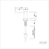 Дозатор  ЕД-405D PVD Dark