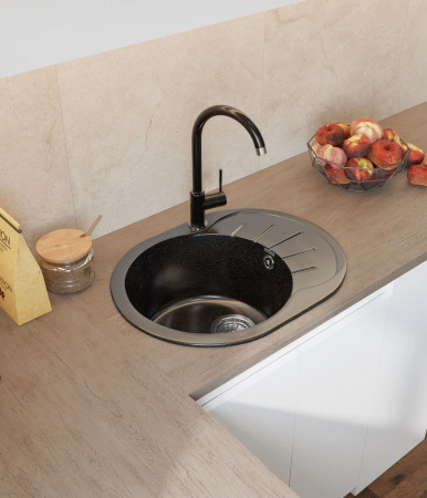 Мойка RONDO 580L , цвет R-580L черный