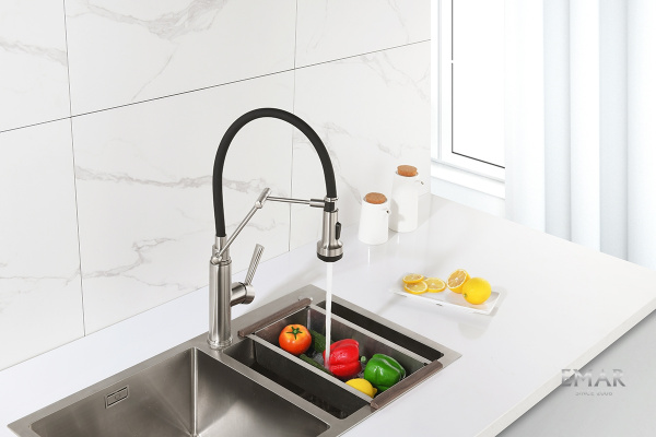 Смеситель ЕСВ 7012 Сатин
